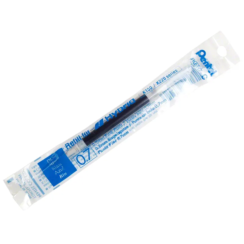 Pentel Ersatzmine #KFR7-C, für Hybrid Gelschreiber K150/K220, Ø 0.7mm, blau