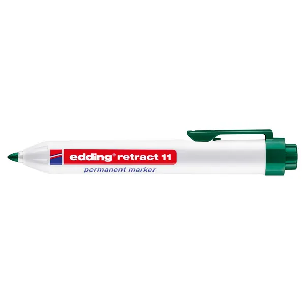 Permanentmarker edding retract 11 - grün 1,5-3 mm Rundspitze nachfüllbar