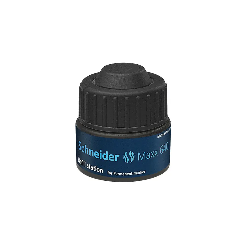 Permanentmarker Nachfülltinte Schneider Maxx 640 164001 - schwarz für Mod. 130/133 30 ml
