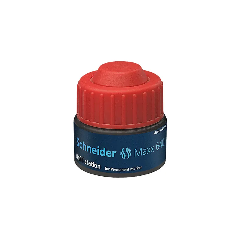 Permanentmarker Nachfülltinte Schneider Maxx 640 164002 - rot für Mod. 130/133 30 ml