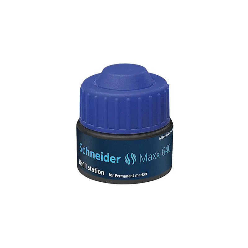 Permanentmarker Nachfülltinte Schneider Maxx 640 164003 - blau für Mod. 130/133 30 ml