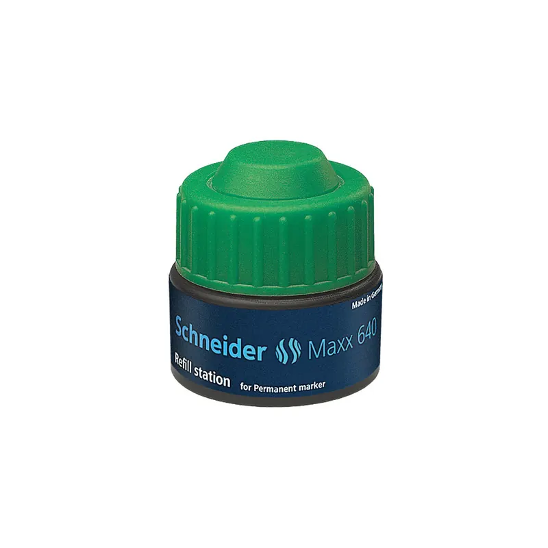 Permanentmarker Nachfülltinte Schneider Maxx 640 164004 - grün für Mod. 130/133 30 ml