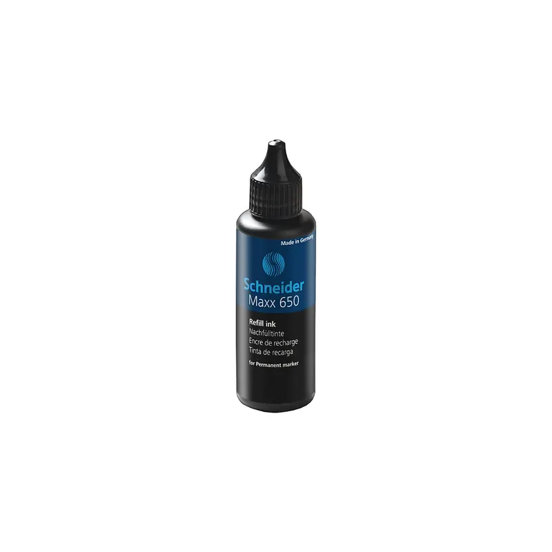 Permanentmarker Nachfülltinte Schneider Maxx 650 165001 - schwarz für Mod. 230/233/280 50 ml