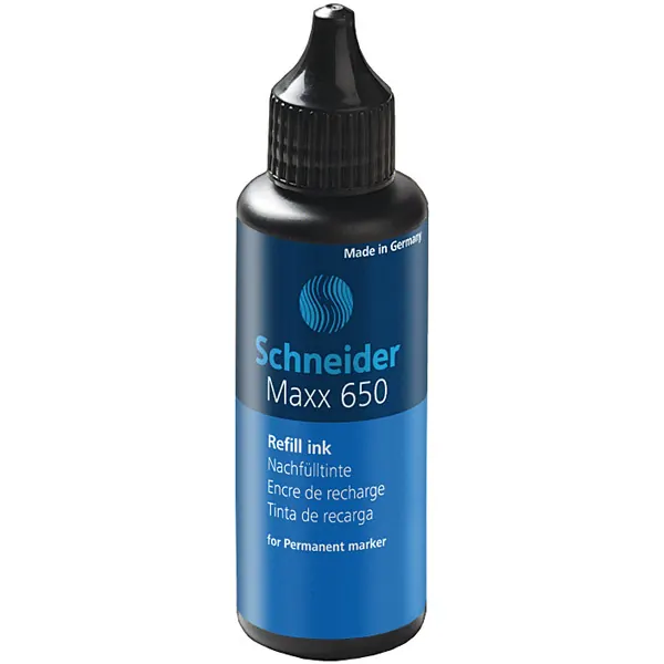 Permanentmarker Nachfülltinte Schneider Maxx 650 165003 - blau für Mod. 230/233,280 50 ml