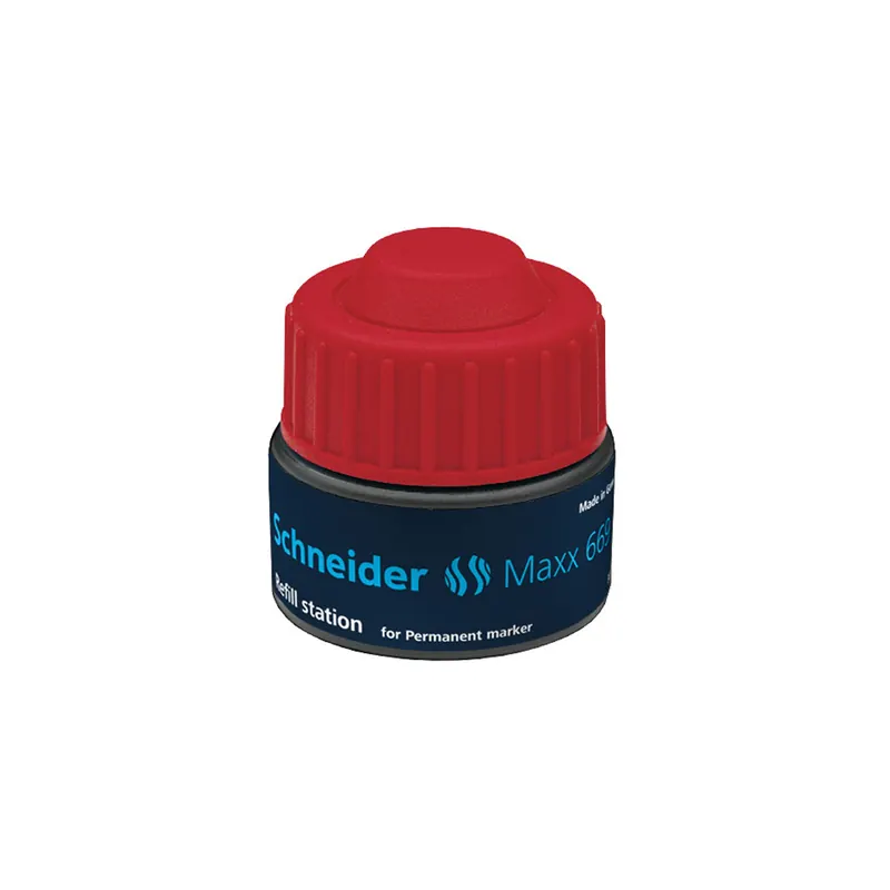 Permanentmarker Nachfülltinte Schneider Maxx 669 166902 - rot für Mod. 250 30 ml
