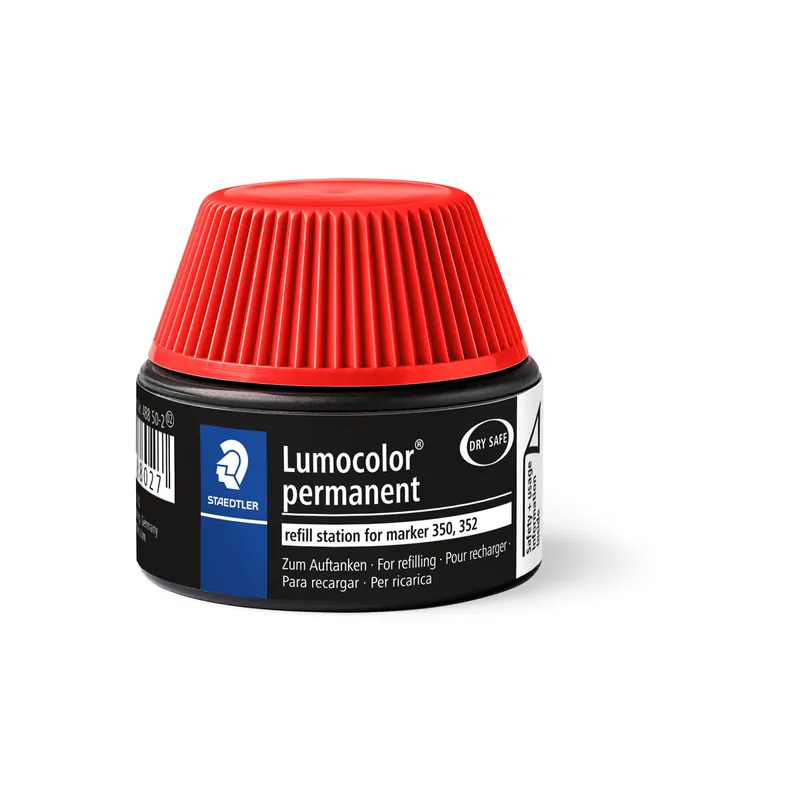 Permanentmarker Nachfülltinte Staedtler Lumocolor 48850 - rot für Mod. 350/352 30 ml