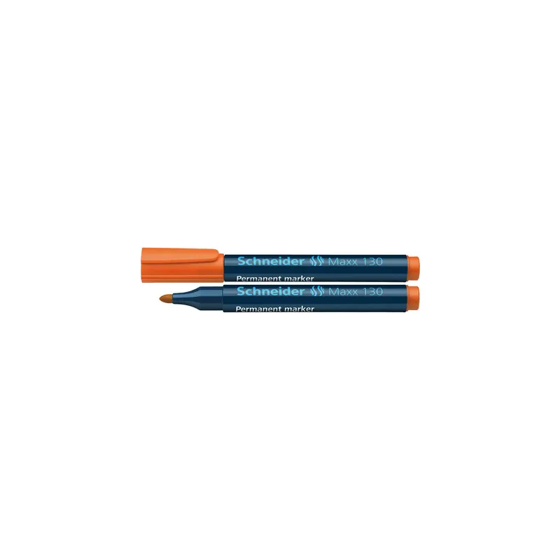 Permanentmarker Schneider Maxx 130 1130 - orange 1-3 mm Rundspitze nachfüllbar Pckg/5