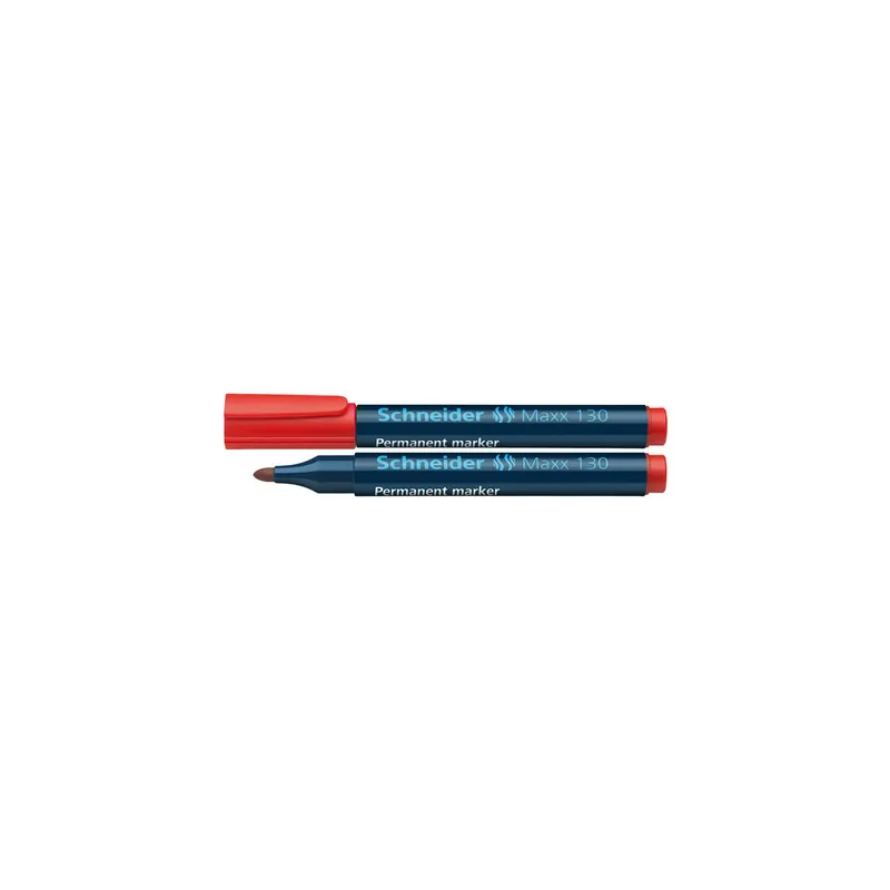 Permanentmarker Schneider Maxx 130 1130 - rot 1-3 mm Rundspitze nachfüllbar Pckg/10