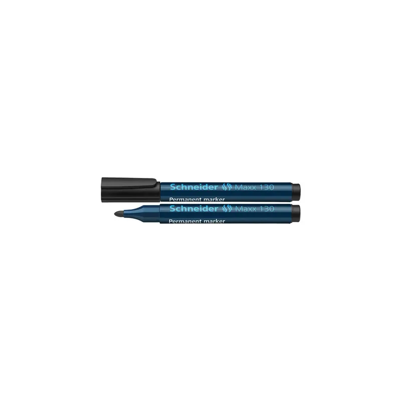 Permanentmarker Schneider Maxx 130 1130 - schwarz 1-3 mm Rundspitze nachfüllbar Pckg/10