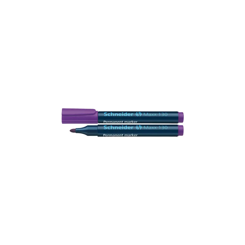 Permanentmarker Schneider Maxx 130 1130 - violett 1-3 mm Rundspitze nachfüllbar Pckg/5
