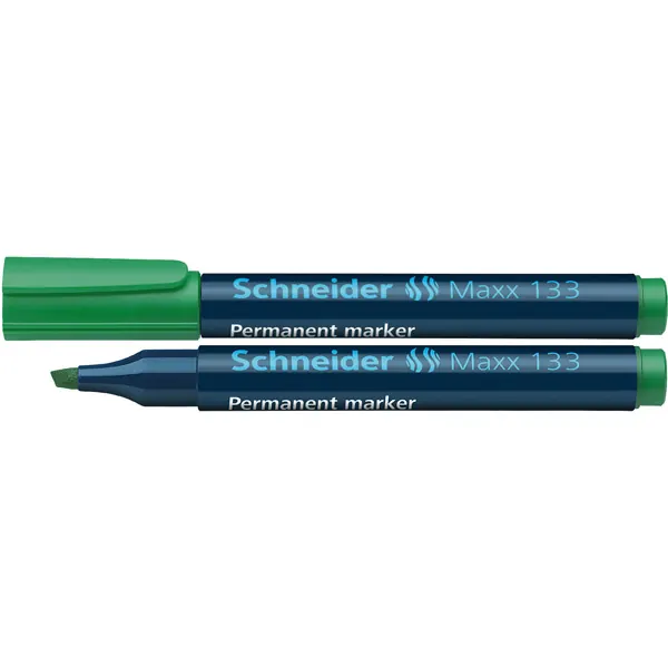 Permanentmarker Schneider Maxx 133 1133 - grün 1-4 mm Keilspitze nachfüllbar Pckg/10