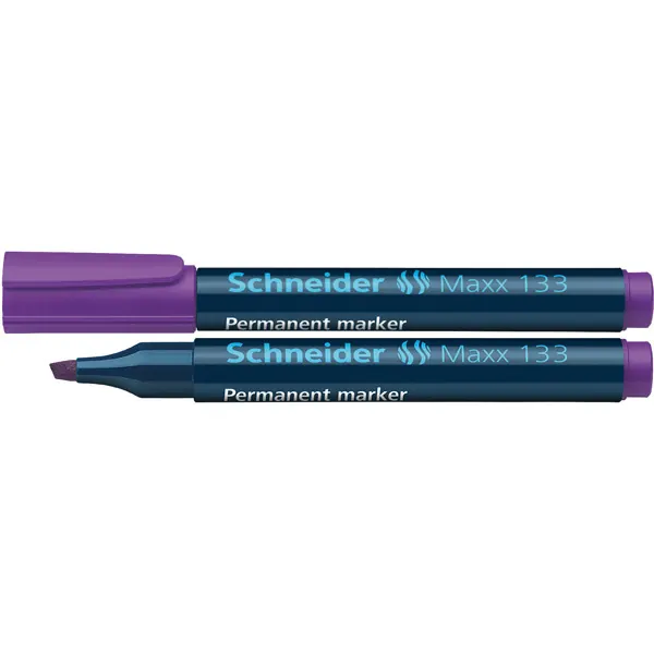 Permanentmarker Schneider Maxx 133 1133 - violett 1-4 mm Keilspitze nachfüllbar Pckg/5