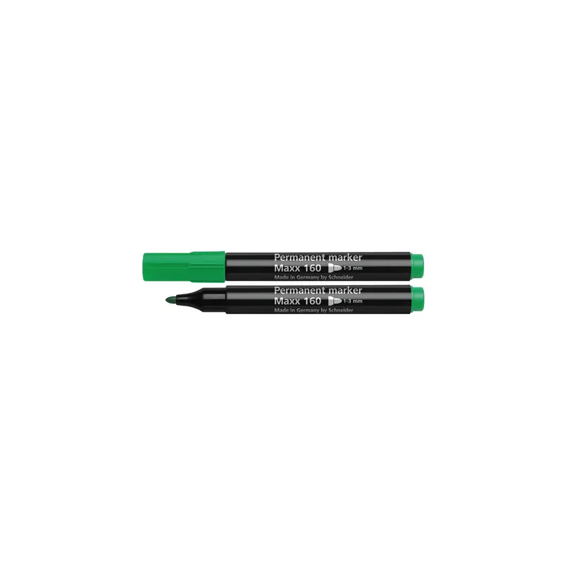 Permanentmarker Schneider Maxx 160 1160 - grün 1-3 mm Rundspitze nachfüllbar
