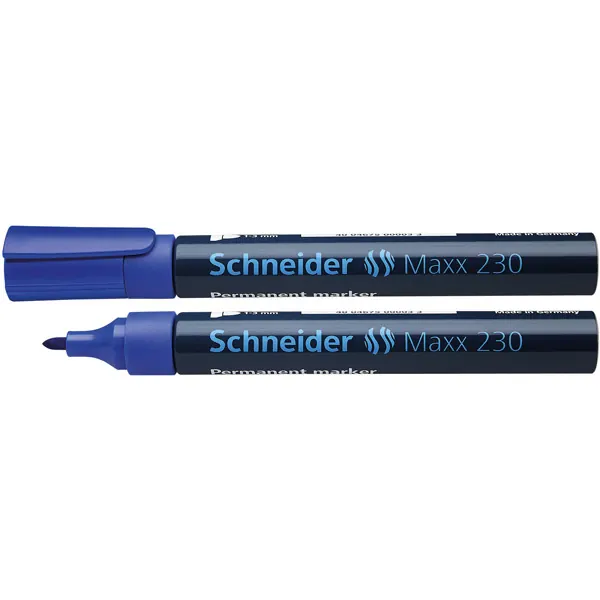Permanentmarker Schneider Maxx 230 1230 - blau 1-3 mm Rundspitze nachfüllbar