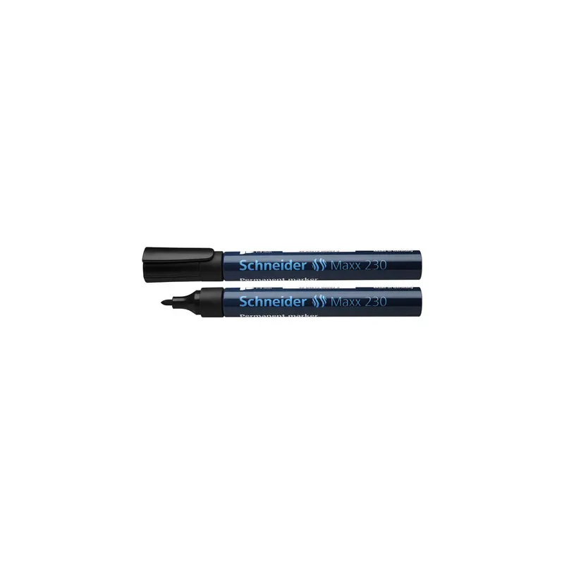 Permanentmarker Schneider Maxx 230 1230 - schwarz 1-3 mm Rundspitze nachfüllbar
