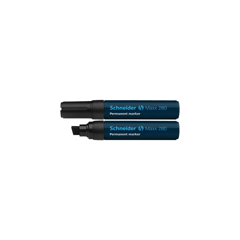 Permanentmarker Schneider Maxx 280 1280 - schwarz 4-12 mm Keilspitze nachfüllbar