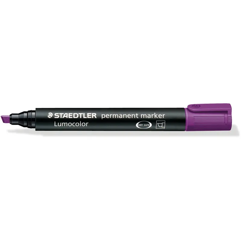 Permanentmarker Staedtler Lumocolor 350 - violett 2-5 mm Keilspitze nachfüllbar
