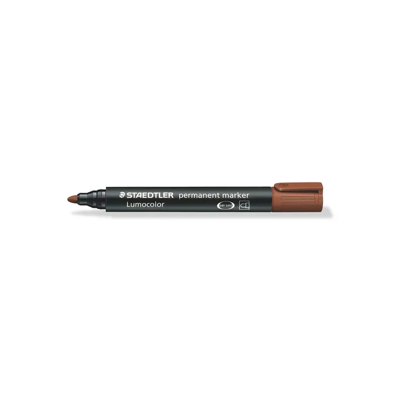 Permanentmarker Staedtler Lumocolor 352 - braun 2 mm Rundspitze nachfüllbar