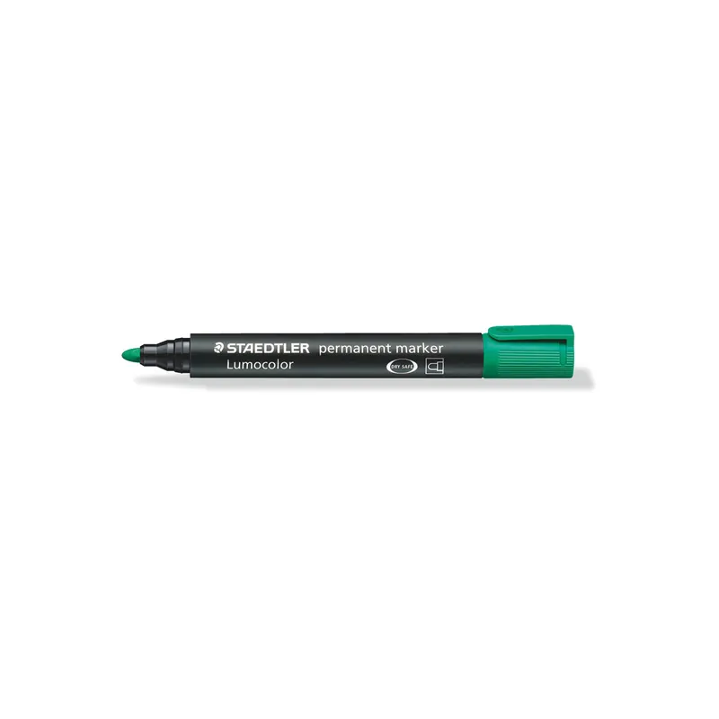 Permanentmarker Staedtler Lumocolor 352 - grün 2 mm Rundspitze nachfüllbar