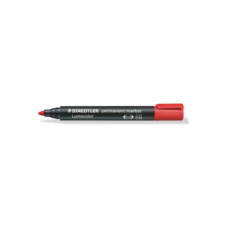 Permanentmarker Staedtler Lumocolor 352 - rot 2 mm Rundspitze nachfüllbar