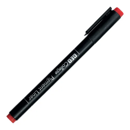 Pigmentliner Aristo GeoCollege AH23504 - schwarz 0,4 mm metallgefasste Kunststoffspitze