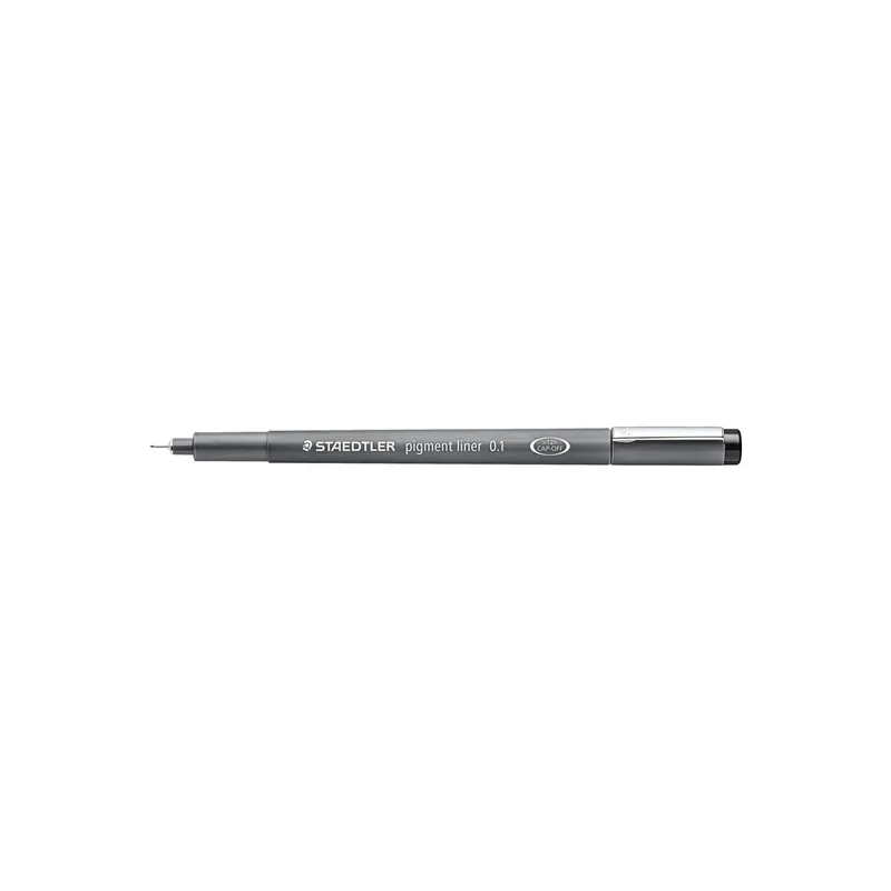 Pigmentliner Staedtler 30801-9 - schwarz 0,1 mm lange Metallspitze