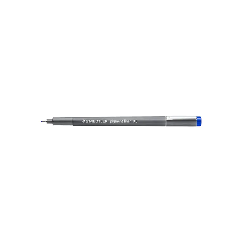 Pigmentliner Staedtler 30803-3 - blau 0,3 mm lange Metallspitze