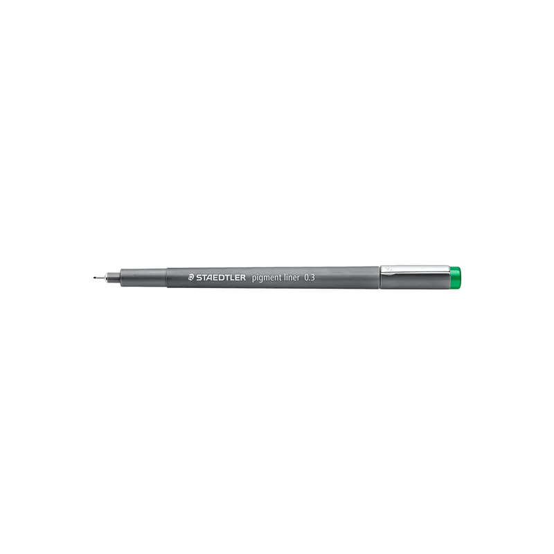 Pigmentliner Staedtler 30803-5 - grün 0,3 mm lange Metallspitze