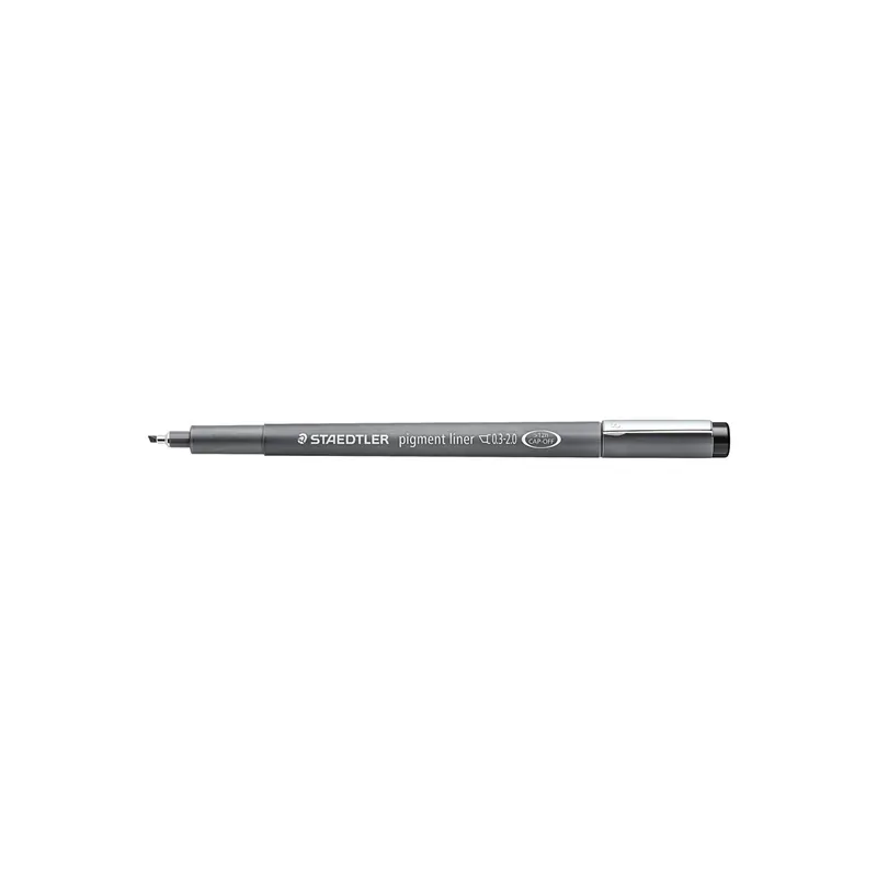 Pigmentliner Staedtler 308C2 - schwarz 0,3-2,0 mm Keilspitze