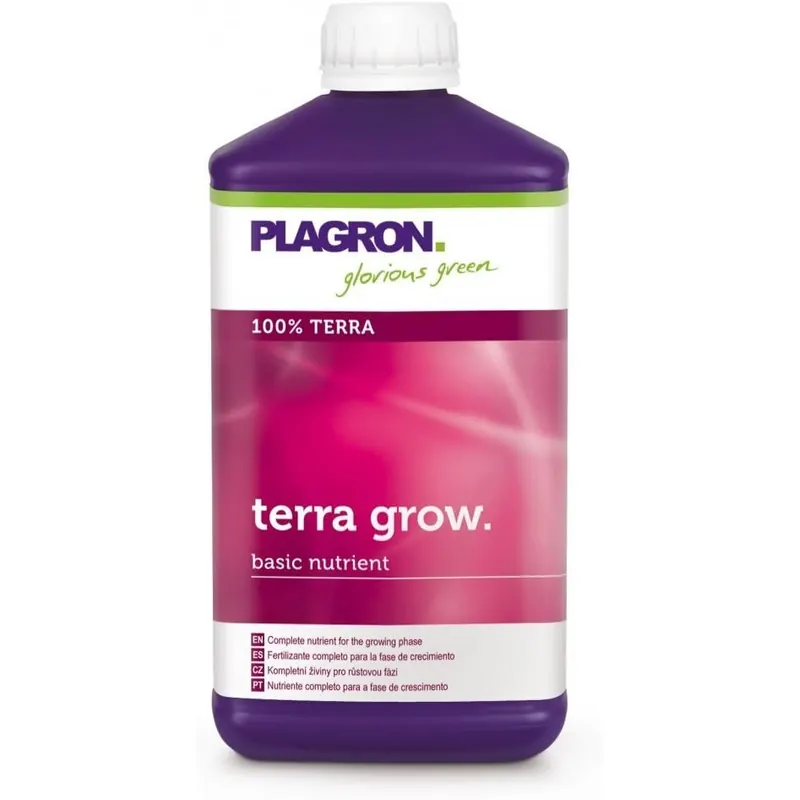 Plagron Terra Grow 1 Liter Flasche - Hochkonzentrierter, mineralischer Basisdünger