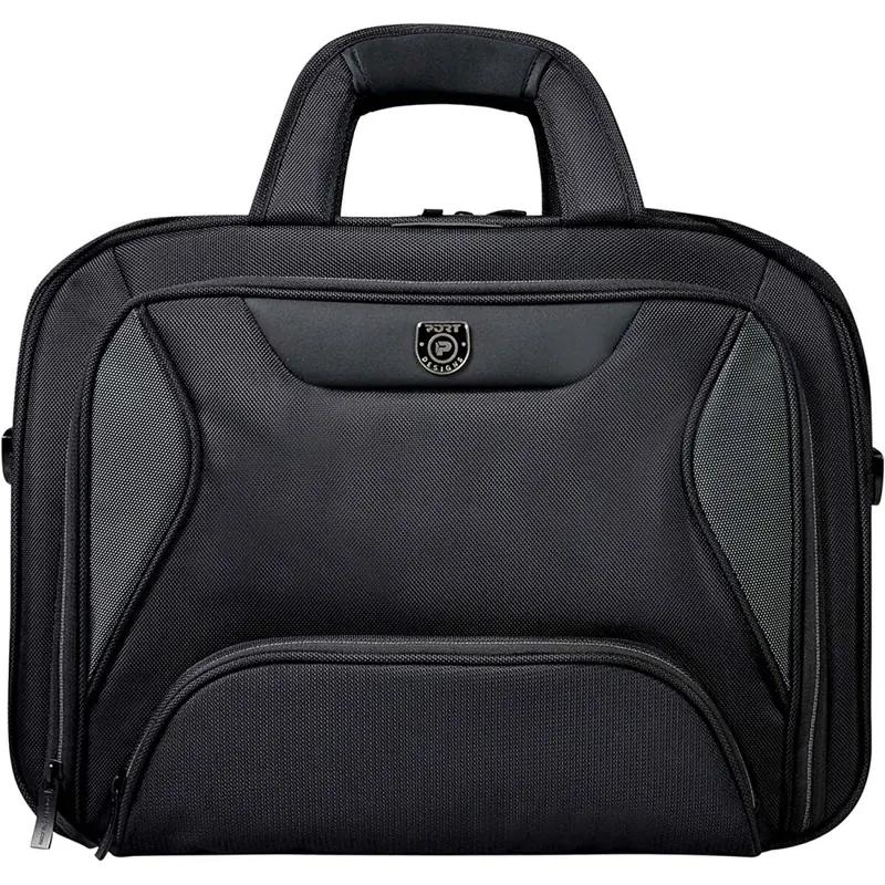 Port Designs Manhattan Toploading Laptoptasche mit Tragegurt für Laptop mit 10, 13,3 Zoll, Schwarz