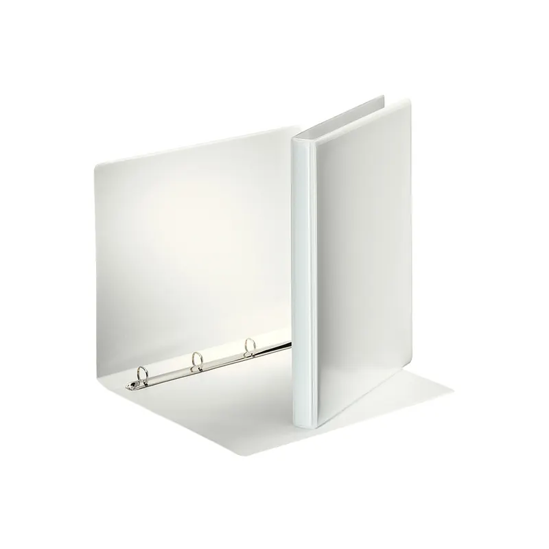 Präsentationsringbuch Esselte 49700 - A4 weiß 4-Rund-Ring Mechanik Ø 16 mm für 100 Blatt PP