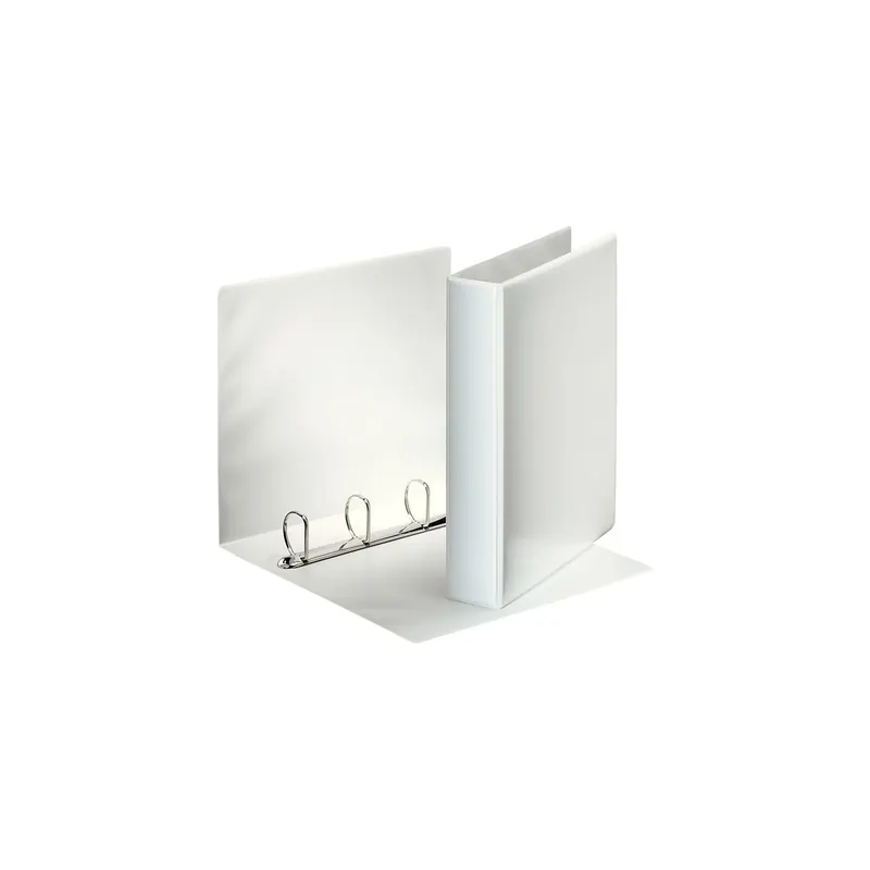 Präsentationsringbuch Esselte 49704 - A4 weiß 4-D-Ring Mechanik Ø 40 mm für 400 Blatt PP