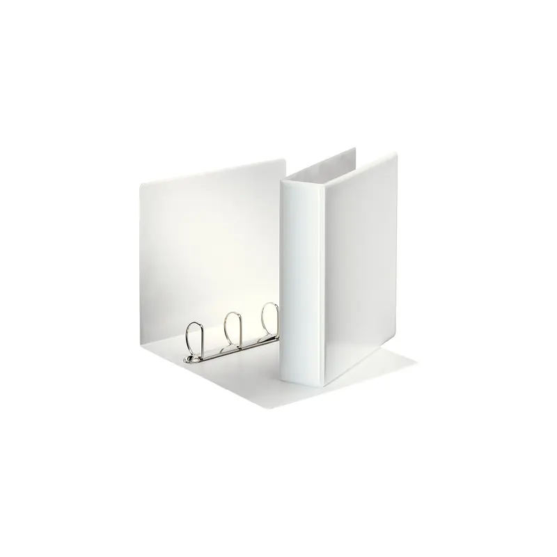 Präsentationsringbuch Esselte 49705 - A4 weiß 4-D-Ring Mechanik Ø 50 mm für 500 Blatt PP