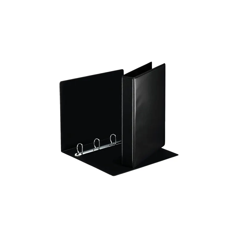 Präsentationsringbuch Esselte 49717 - A4 schwarz 4-D-Ring Mechanik Ø 30 mm für 300 Blatt PP