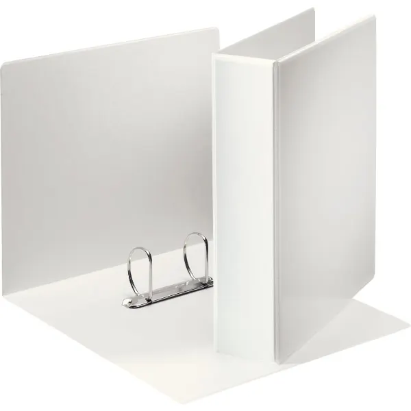 Präsentationsringbuch Esselte 49742 - A4 weiß 2-D-Ring Mechanik Ø 50 mm für 500 Blatt PP