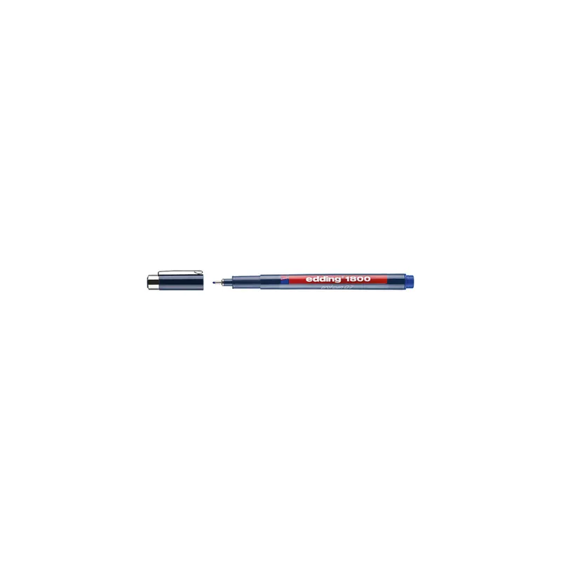 Präzisionsfeinschreiber edding profipen 1800 - blau 0,7 mm metallgefasste Kunststoffspitze wasserfeste Pigmenttinte