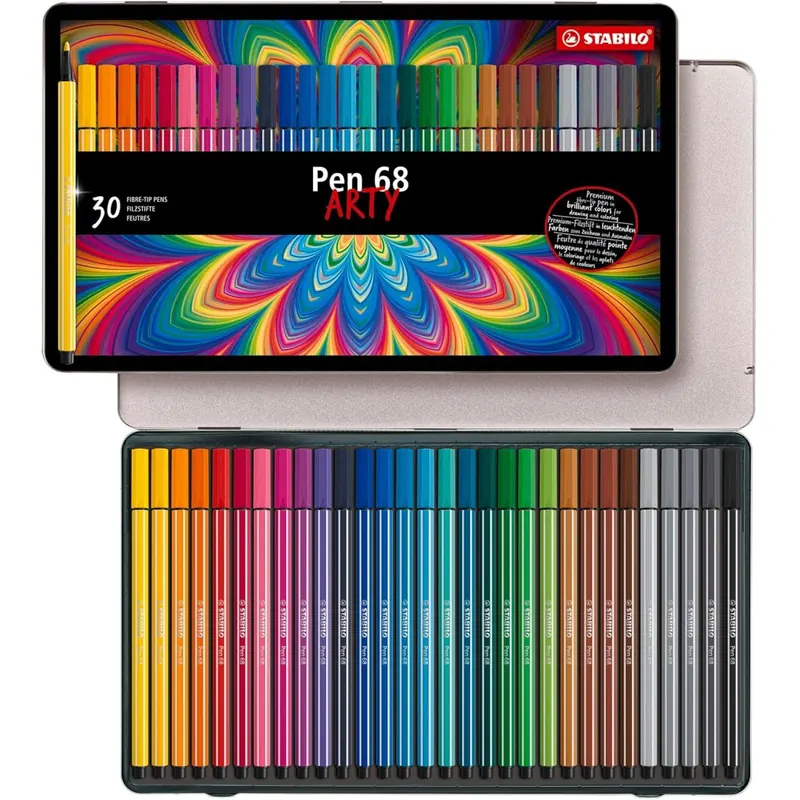 Premium-Filzstift STABILO® Pen 68 Etui „ARTY“