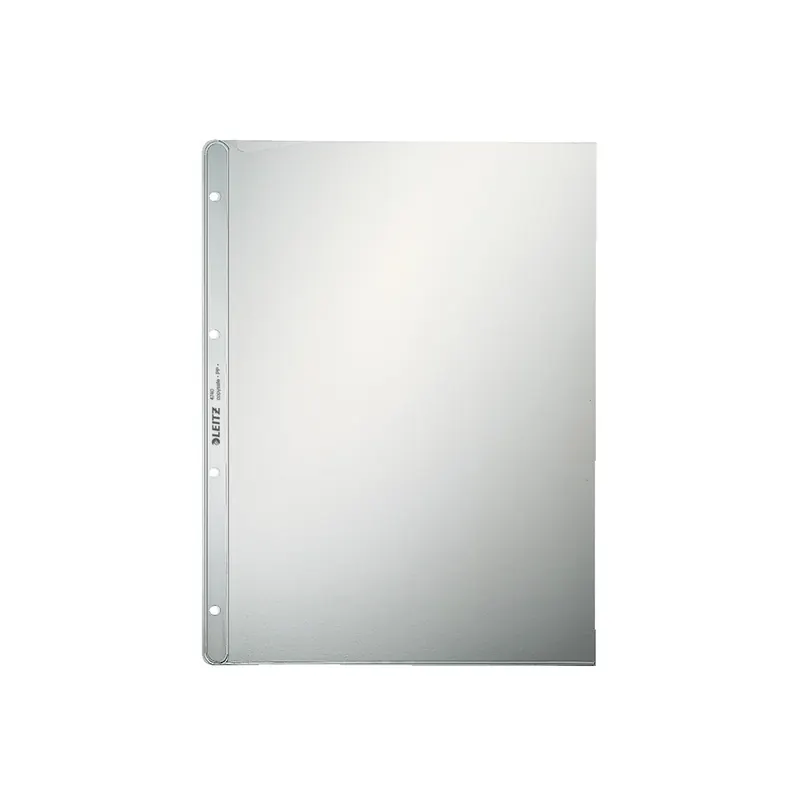 Prospekthülle Leitz Extrastark 4740 - A4 305 x 230 mm farblos 4-fach Lochung oben offen 0,13 mm PP-Folie Pckg/100