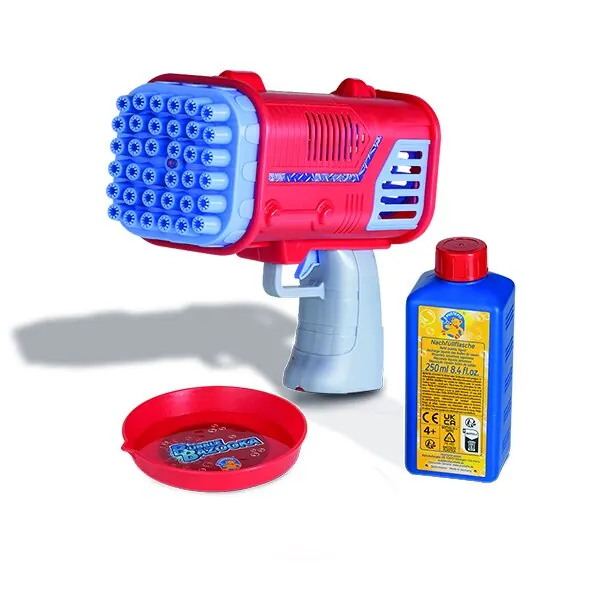 PUSTEFIX Bubble Bazooka inkl. 250ml. Seifenblasenflüssigkeit