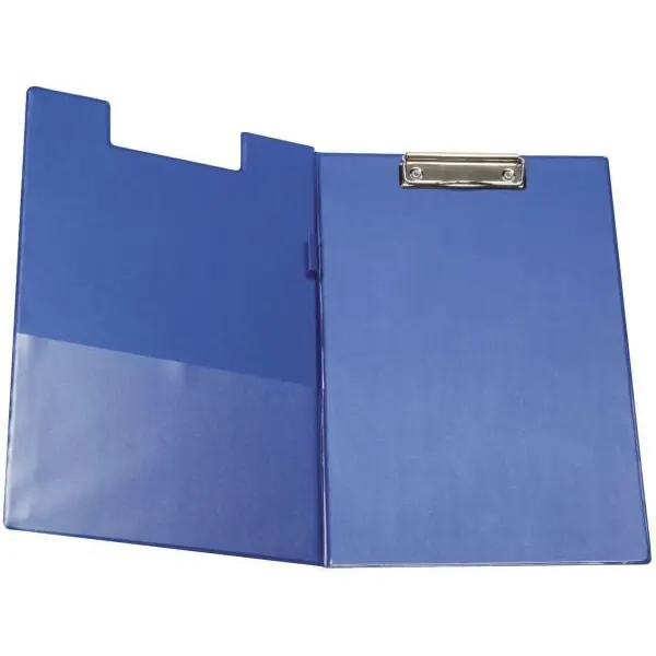 Q-Connect Klemm-Mappe mit Folienüberzug - blau