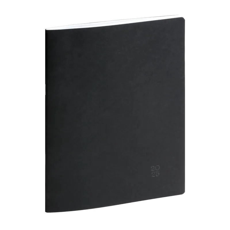 Quo Vadis EasySlim 15x21 schwarz 2025: Kalender im Schreibtischformat