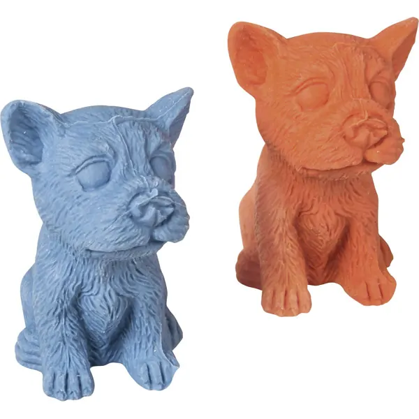 Radierer Brunnen Fans of Earth Hund 29890 - 4 x 4 cm lose