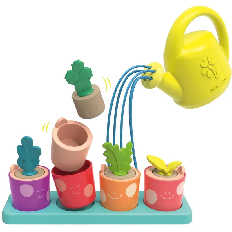 Ravensburger 12034063 Play+ Puzzle- & Spiel-Set: Meine kleinen Pflanzen, Kinderpuzzle, Pretend Play Set, Montessori Puzzle Garten, Spielzeug ab 18 Monate
