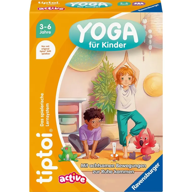 Ravensburger tiptoi Spiel 00230 - Active Yoga für Kinder - achtsames Bewegungsspiel für Kinder ab 3 Jahren