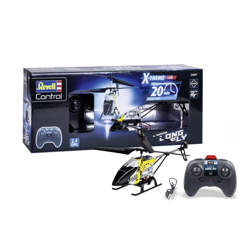 RC X-TREME Helicopter "Long Fly" Revell Control Ferngesteuerte Drohne