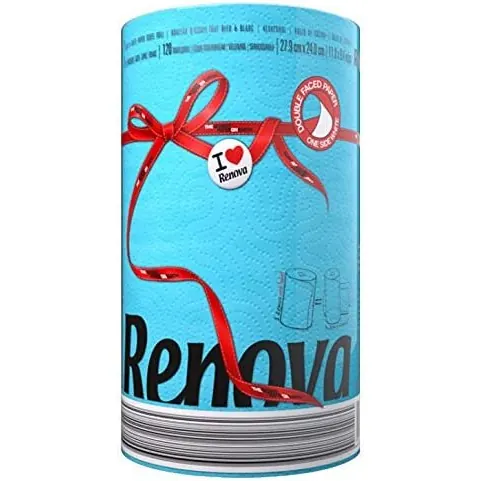 RENOVA Küchenrolle XL 3er PACK, Blau