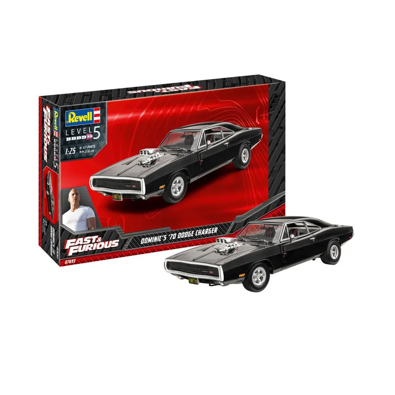 Revell - Fast & Furious - Dominics 1970 Dodge Charger Modellbausatz