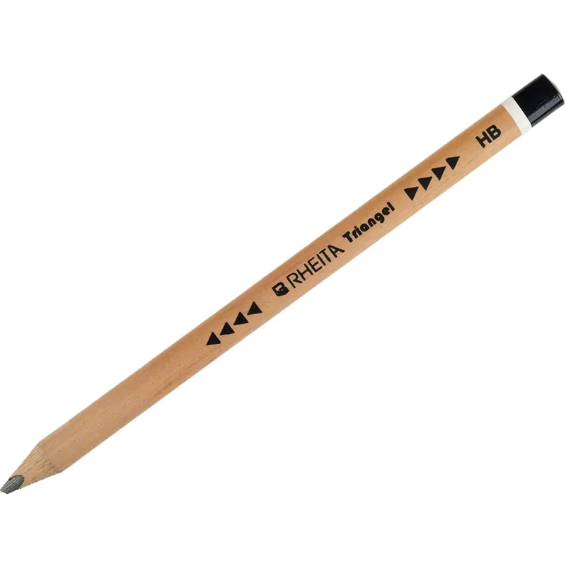 Rheita Triangel, Dreikantbleistift, naturbelassen, HB