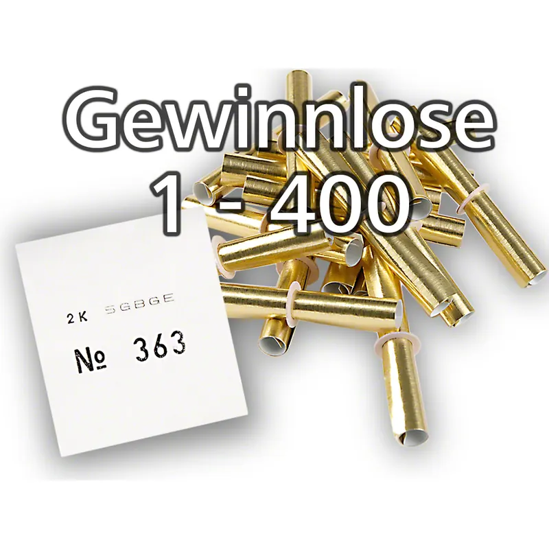 Röllchenlose gold-glänzend, Set 1-400